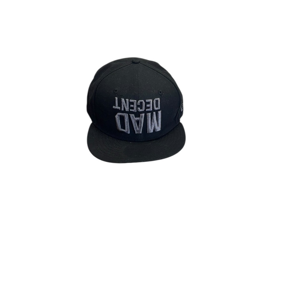 MAD DECENT Raised embroidery Black Cap FlexFit Yupoong Hat Snapbacks .